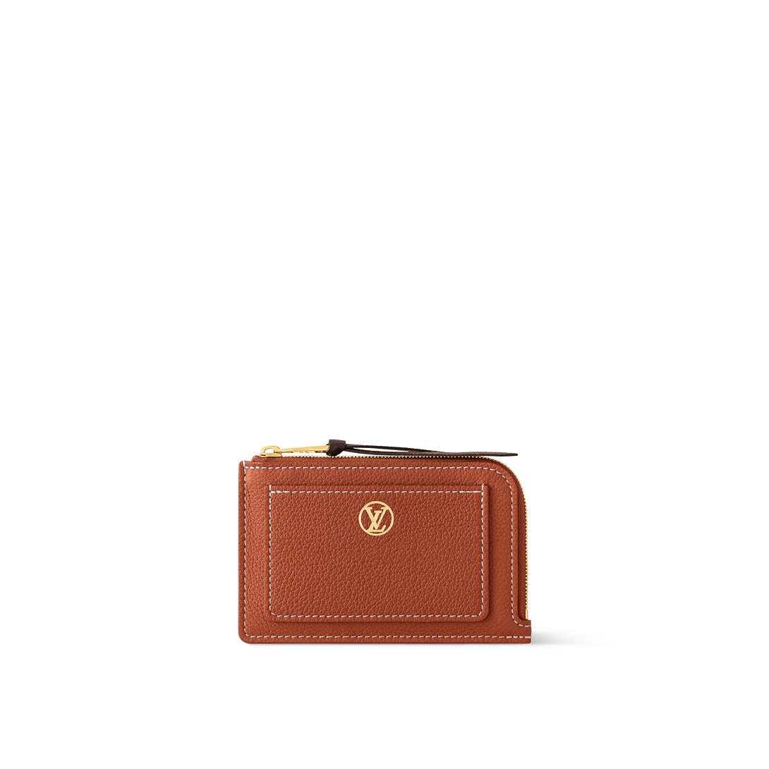 Low Key Zipped Card Holder M14551 front white background