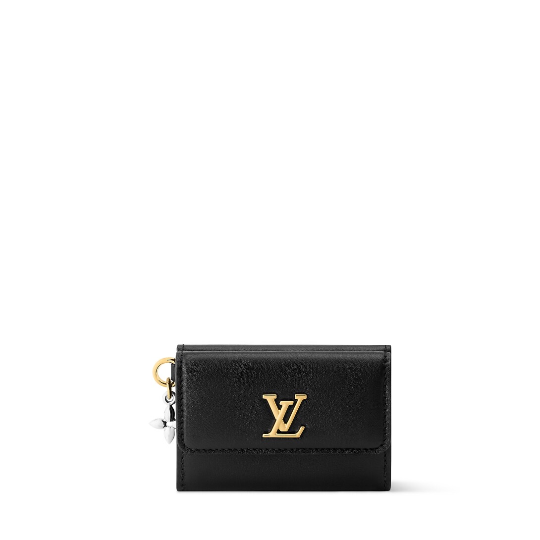 Mini Trifold Wallet LV Bloom M15081 front white background