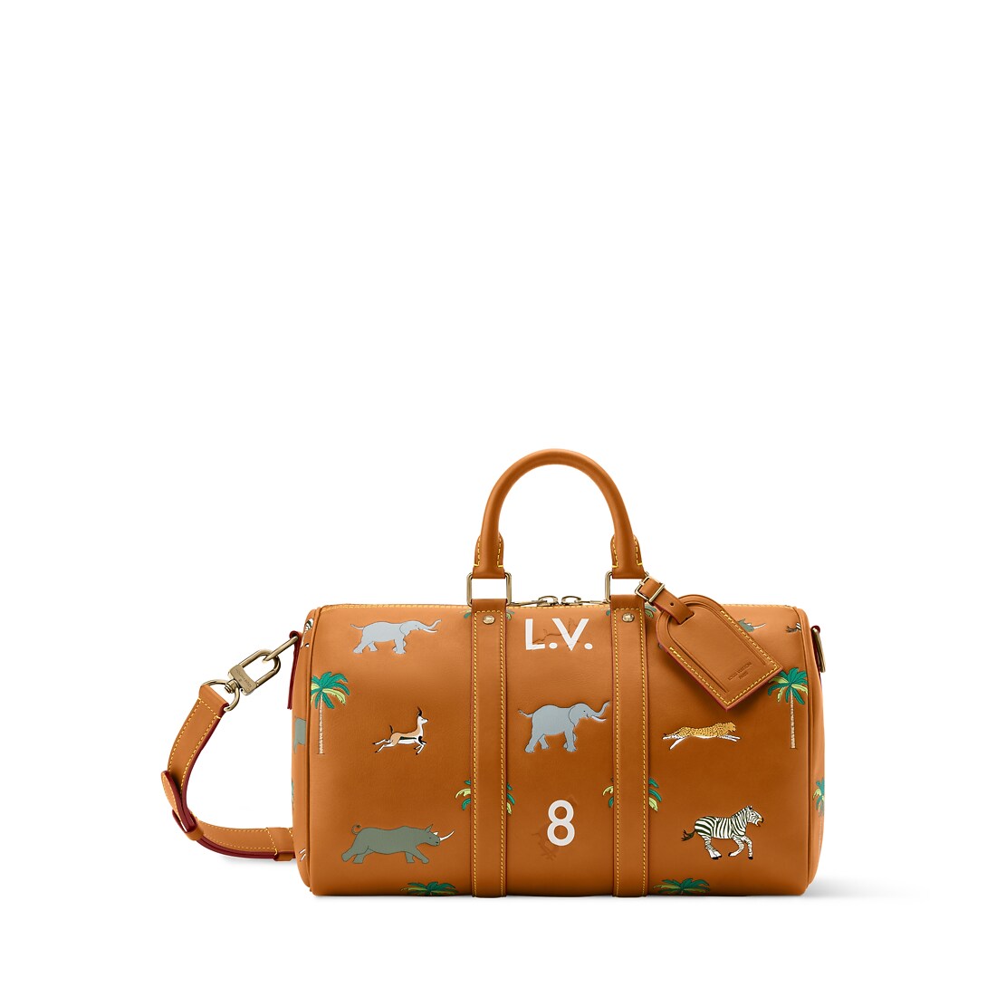 Keepall Bandoulière 35 x The Darjeeling Limited M27994 front white background