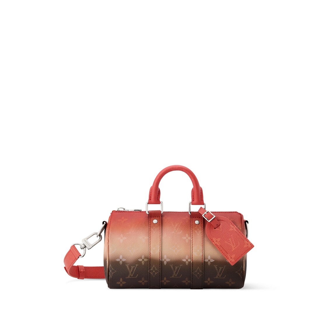 Keepall Bandoulière 25 M28074 front white background