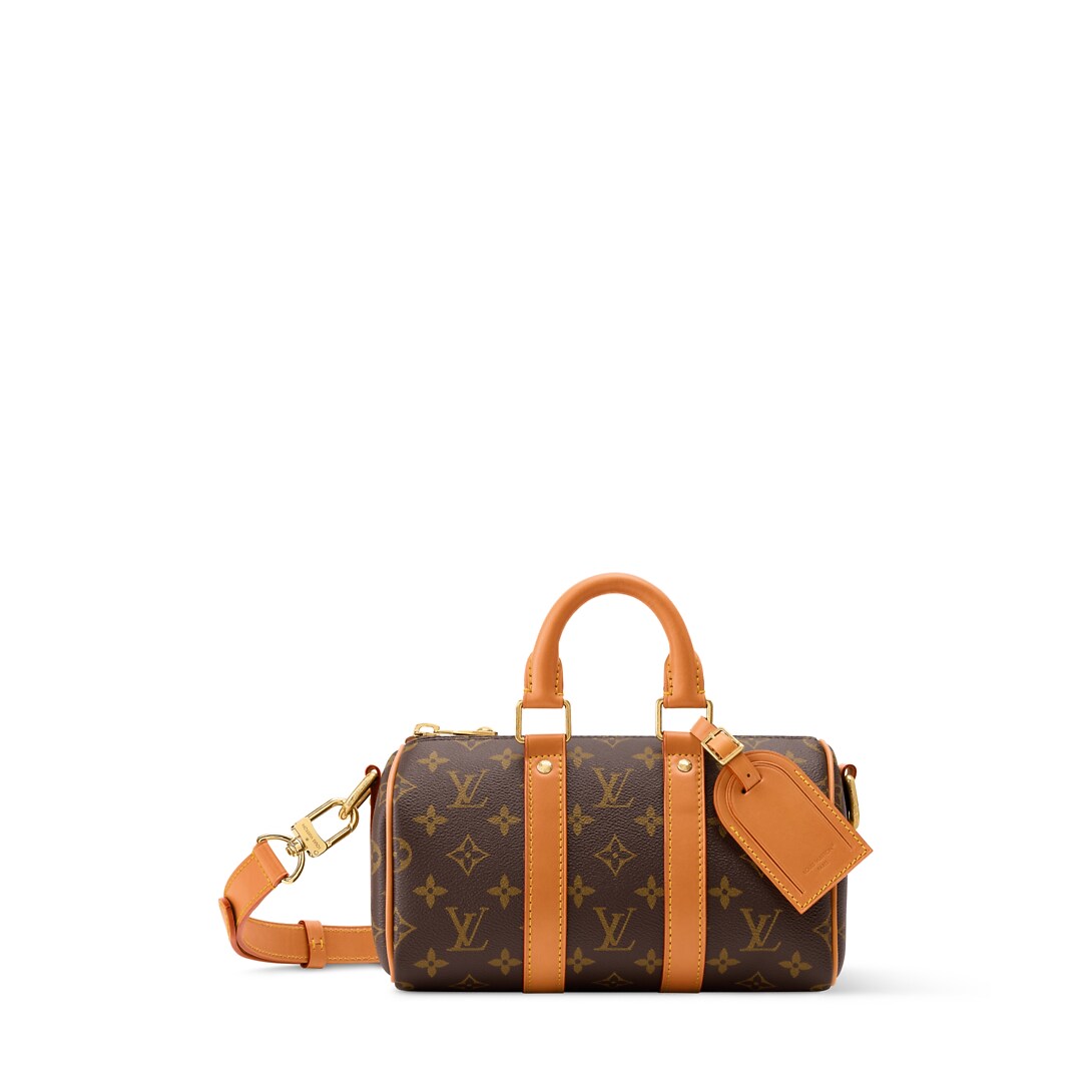Keepall Bandoulière 25 M28957 front white background