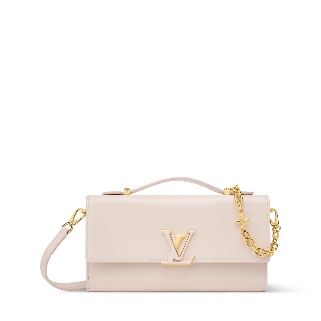 Wallet On Chain Capucines M29037 front white background