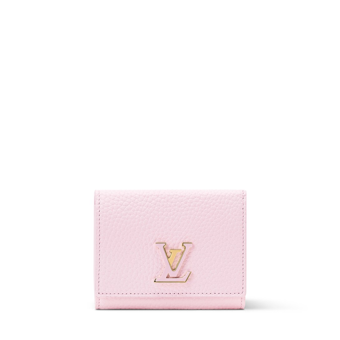 Capucines Tiny Wallet M29048 front white background
