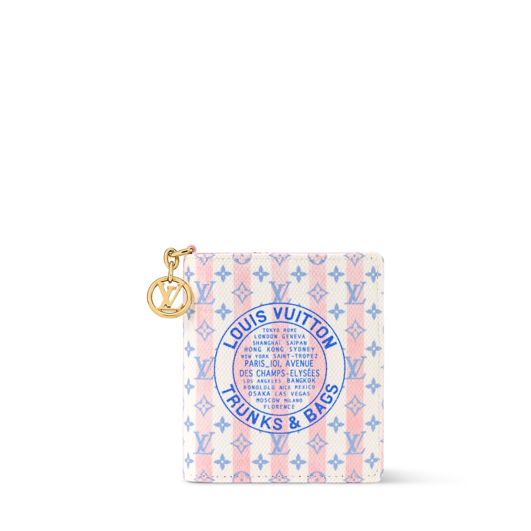 LV Charms Pocket Wallet M29058 front white background