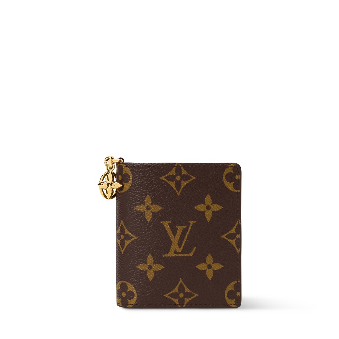 LV Charms Pocket Wallet M29059 front white background