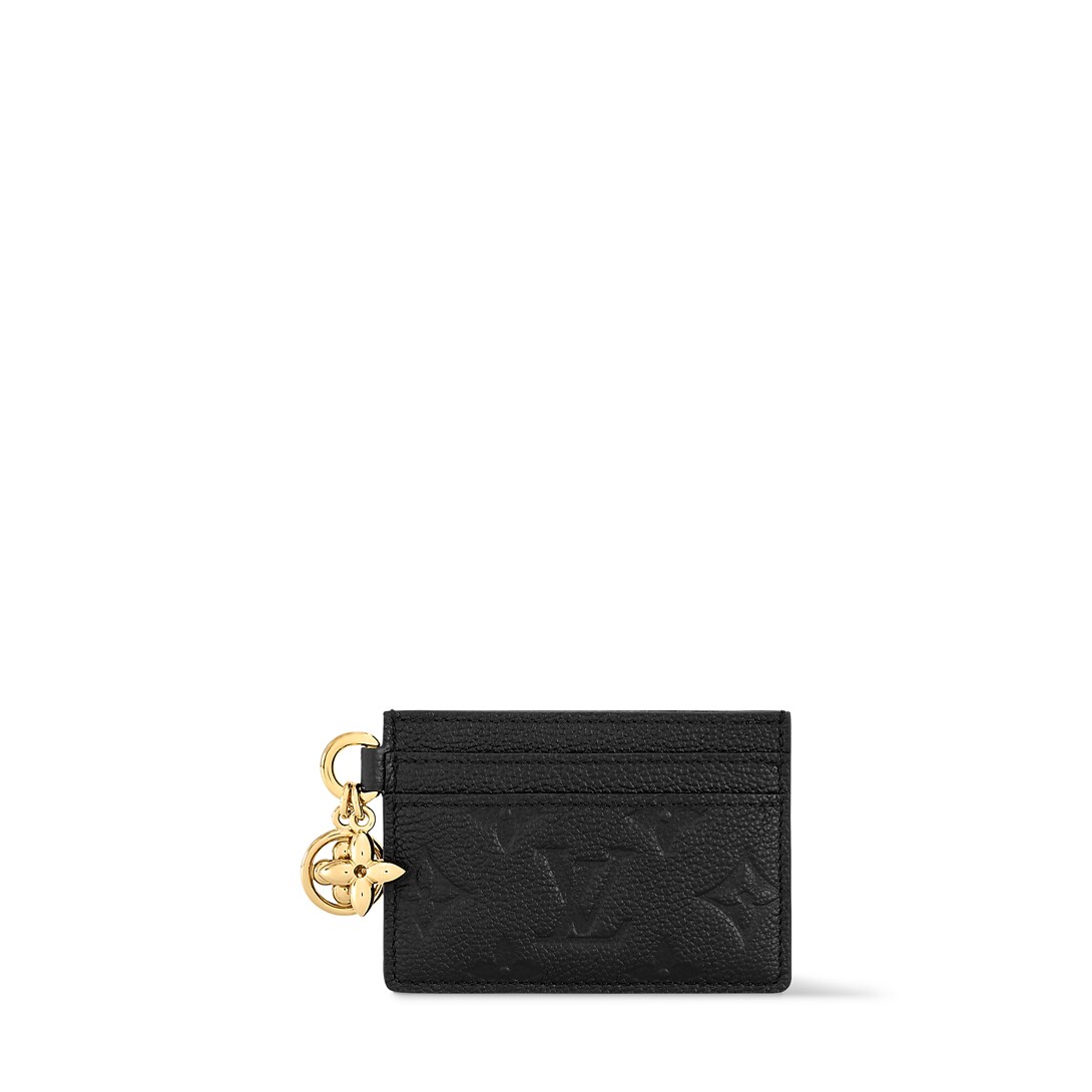 LV Charms Card Holder M82132 front white background