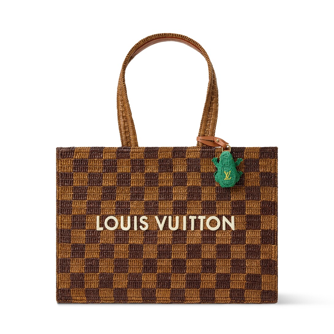 Shopper Tote MM N40900 front white background