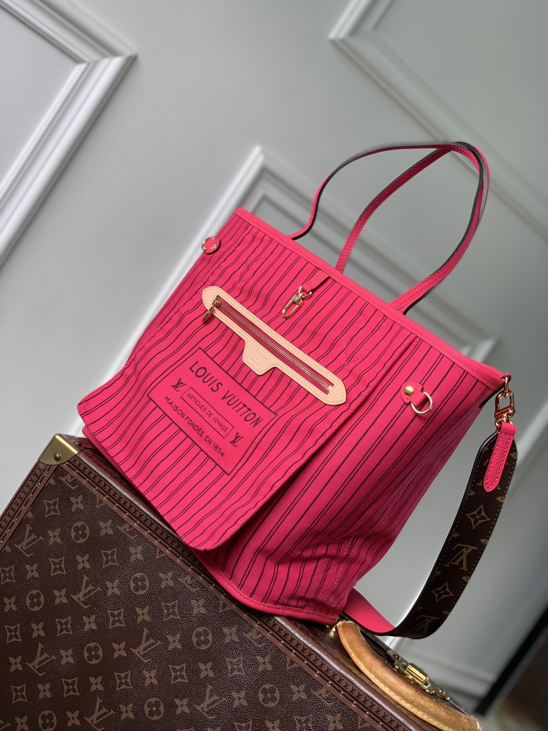 Neverfull Bandoulière Inside Out MM M12707 main 1 image 3