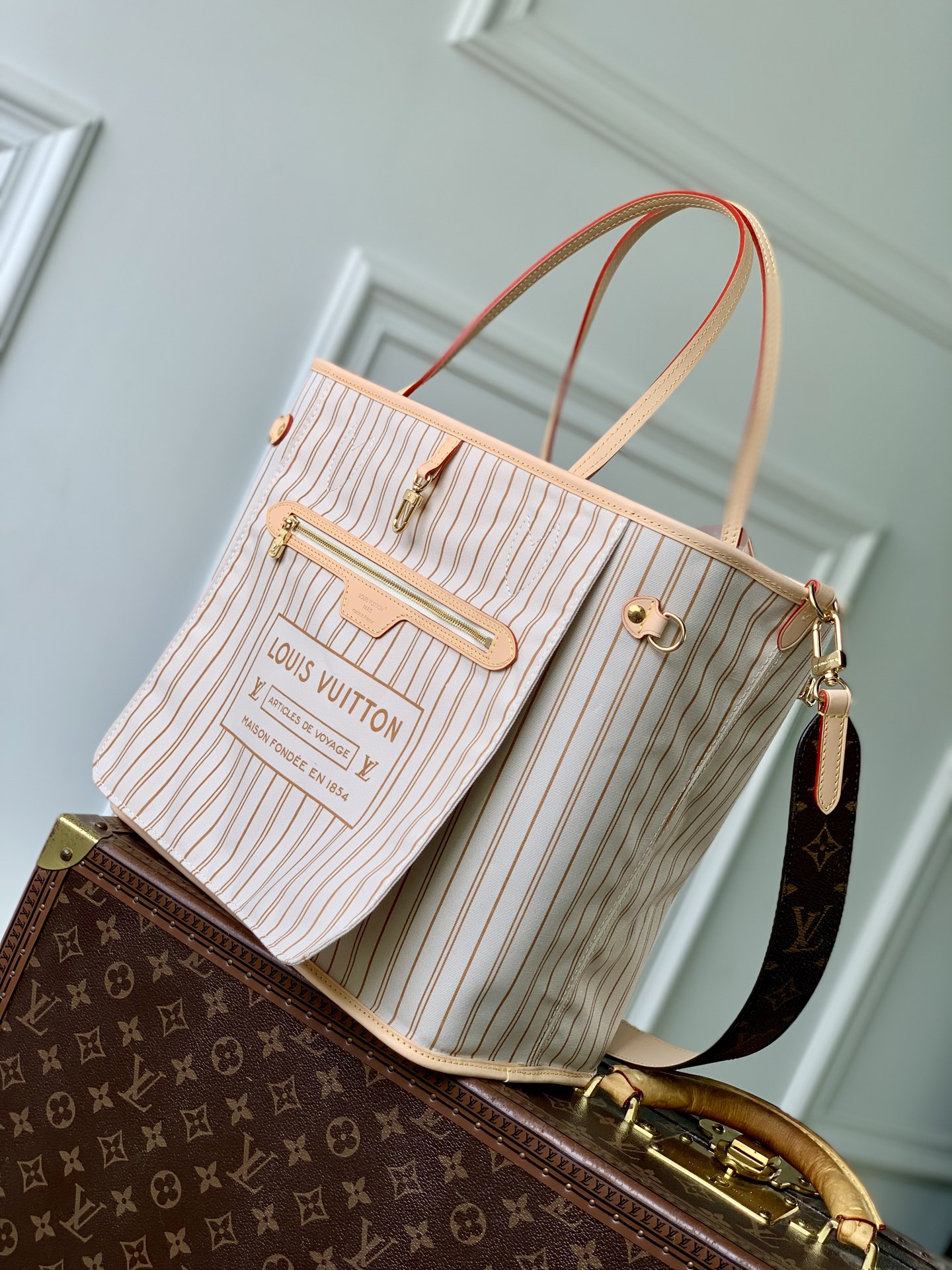 Neverfull Bandoulière Inside Out MM M28407 main 1 image 3