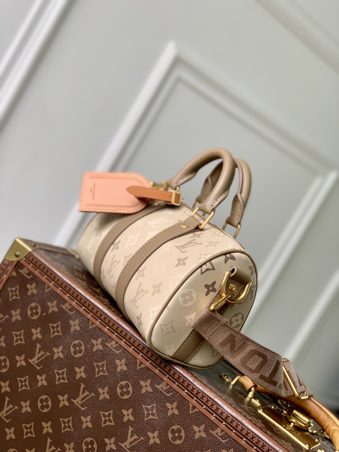 Keepall Bandoulière 25 M29272 front white background image 4