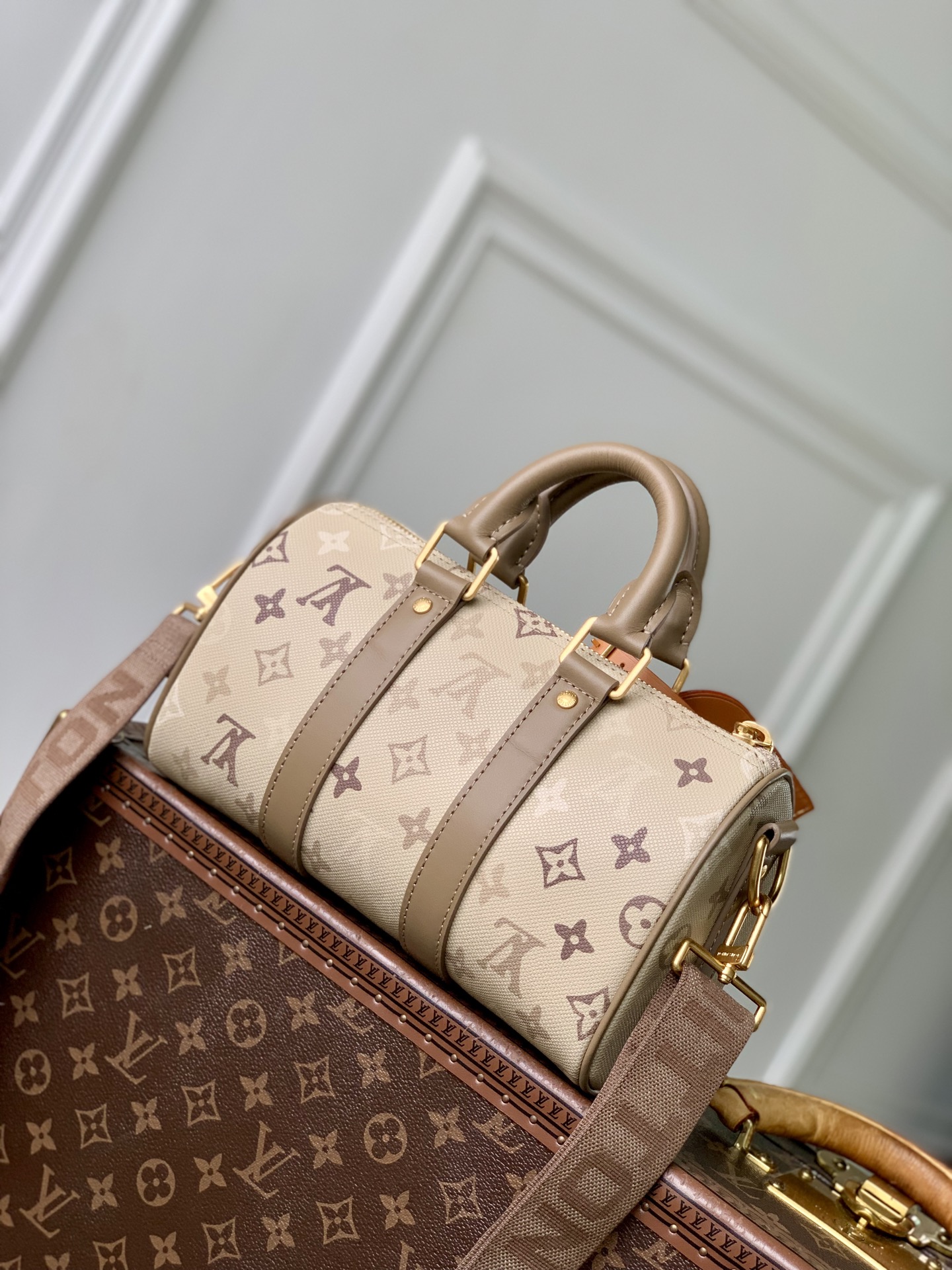 Keepall Bandoulière 25 M29272 front white background image 5