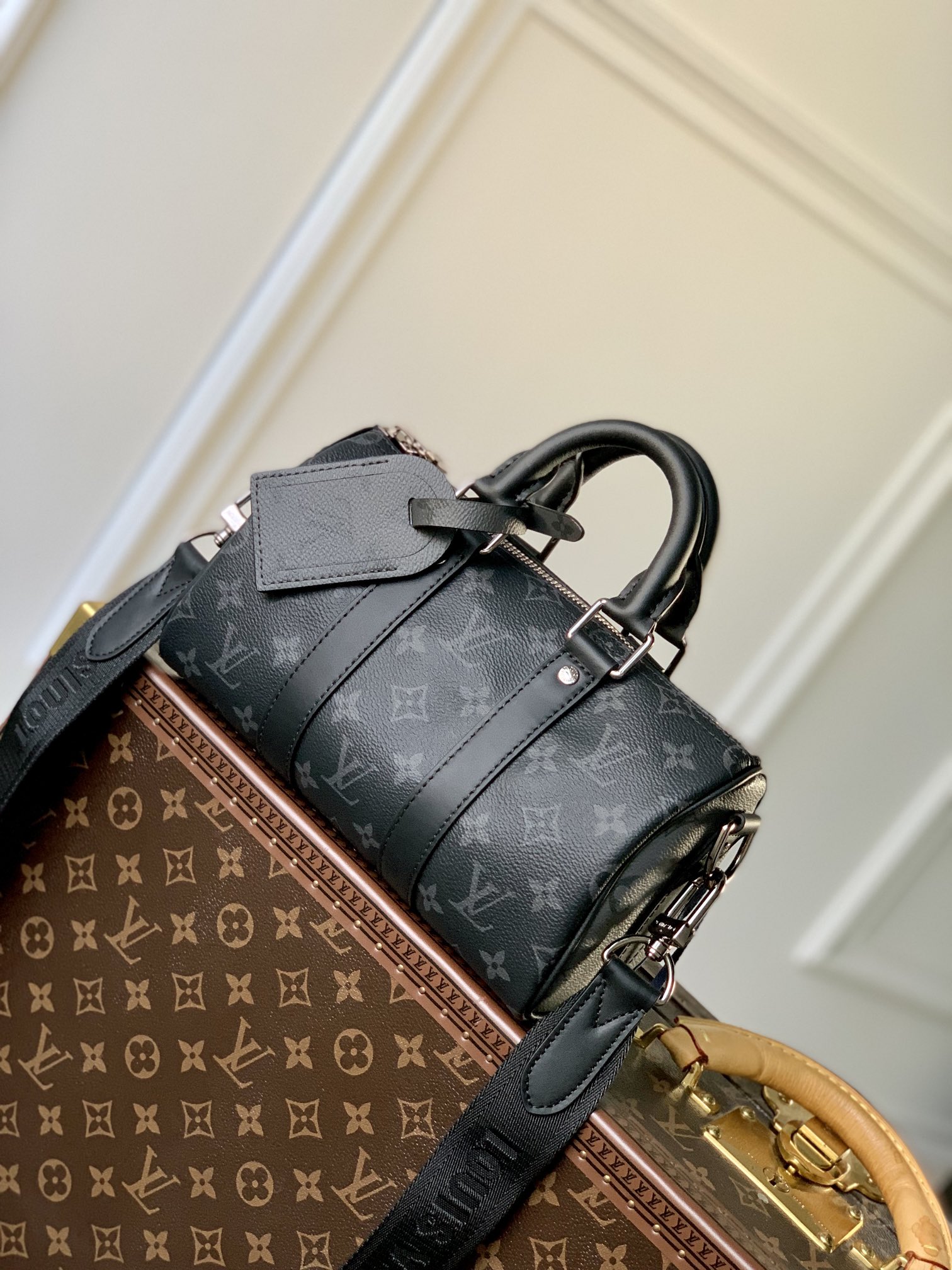 Keepall Bandoulière 25 M46271 front white background image 3