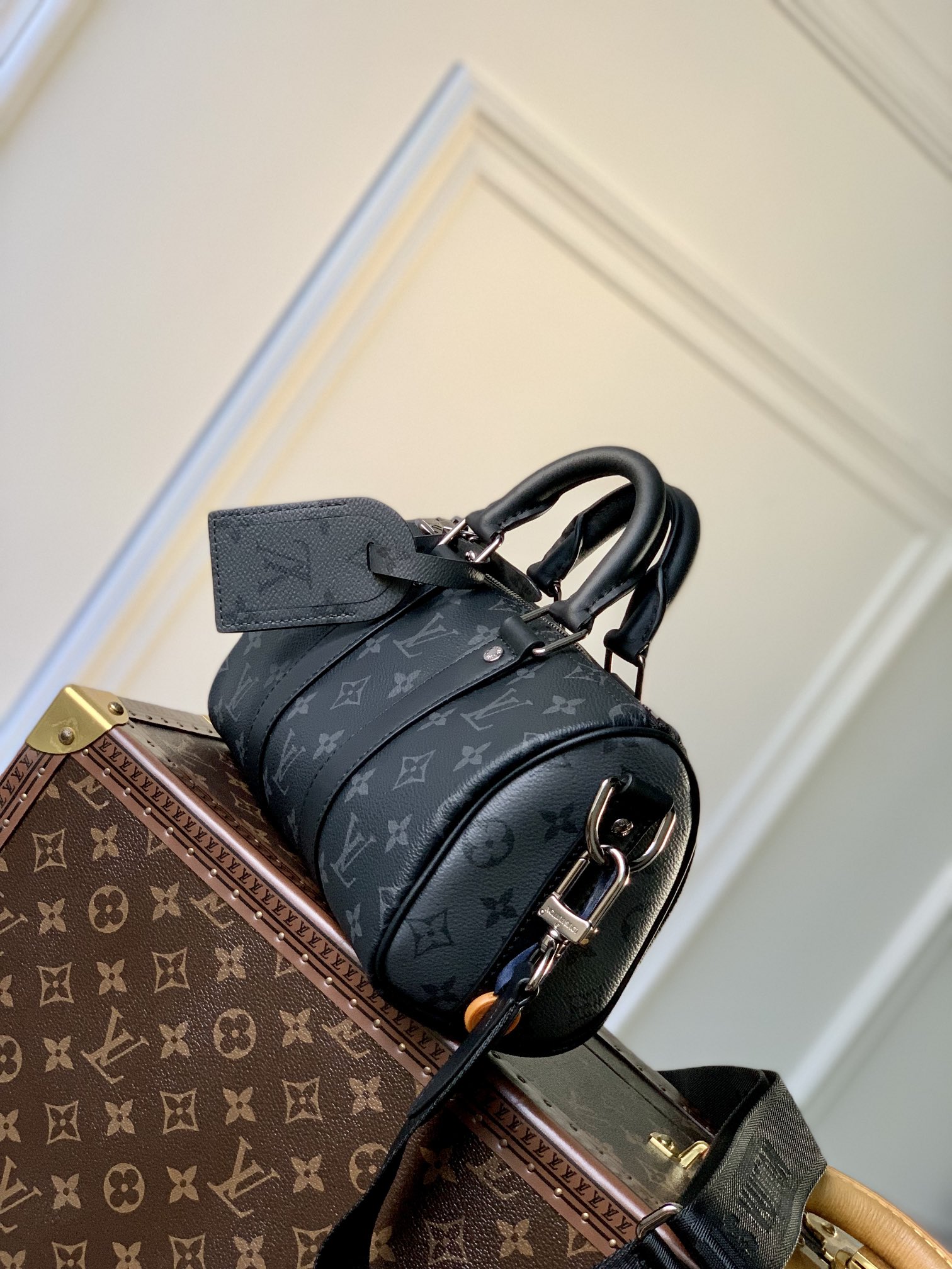 Keepall Bandoulière 25 M46271 front white background image 5